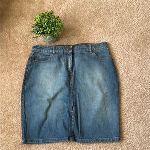 The Limited denim skirt